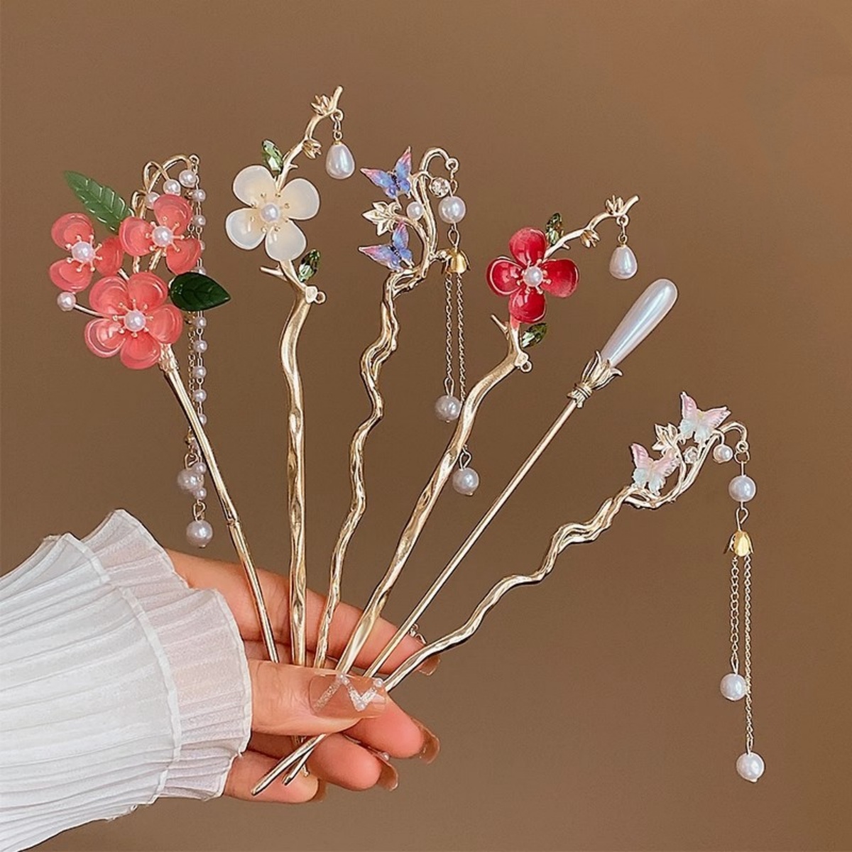 Hanbok Hair Pin - 2025 nueva horquilla de flor para
