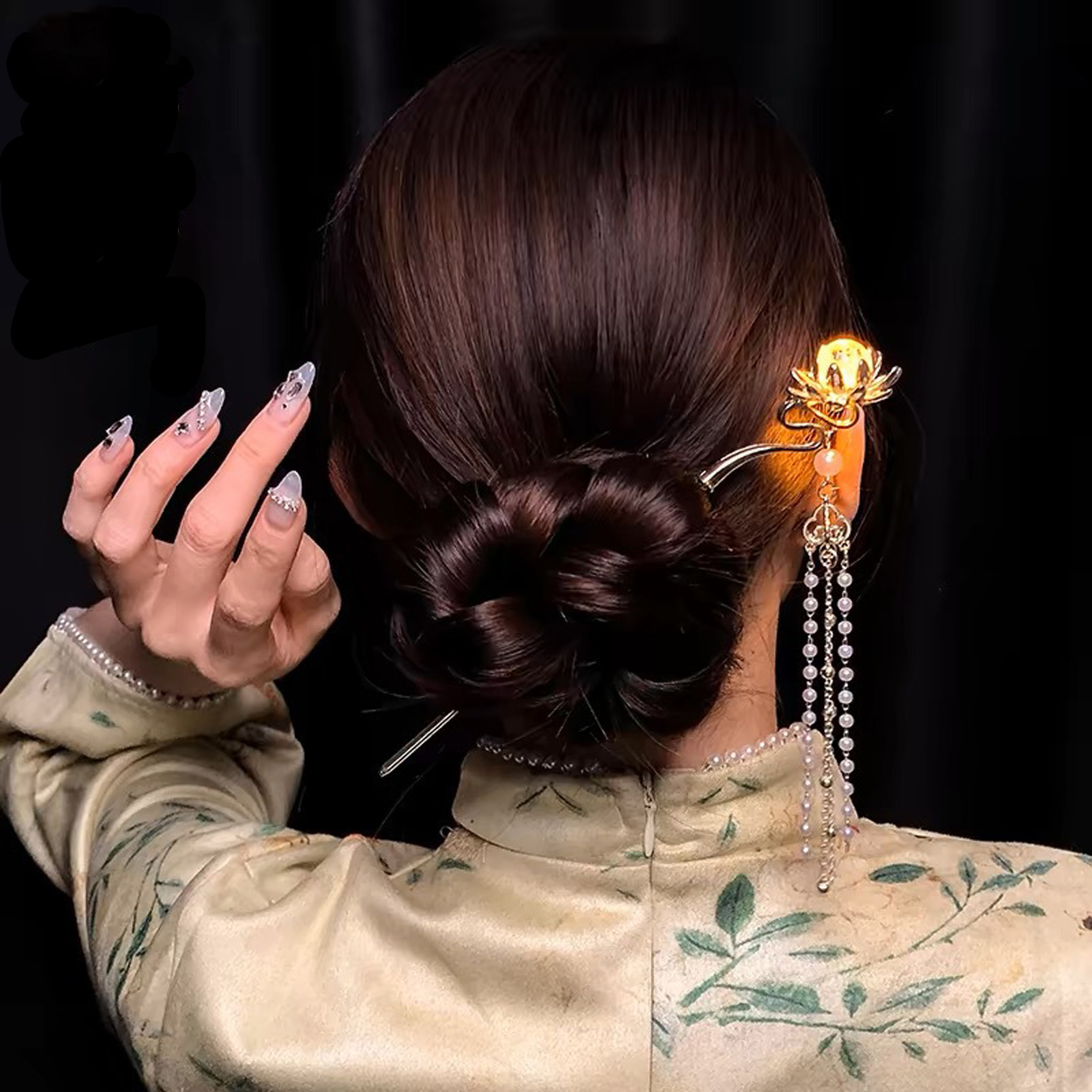 Horquilla Luminosa con Flor de - Hanbok Hair Pin reseña y precio
