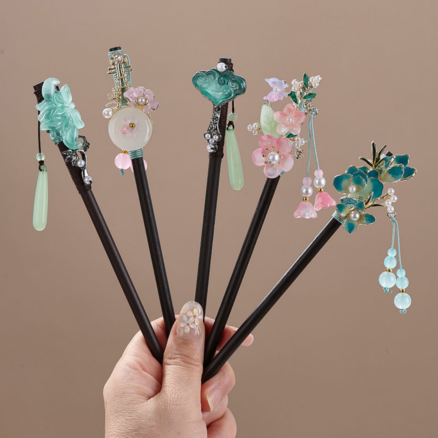 Pasador de pelo vintage con fl - Hanbok Hair Pin reseña y precio