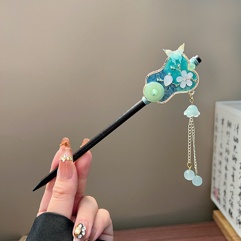 Horquilla Clásica con Borlas,  - Hanbok Hair Pin reseña y precio